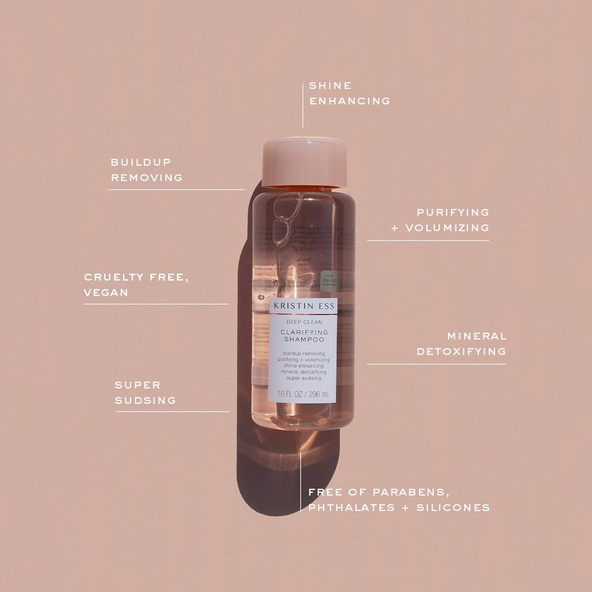 Deep Clean Clarifying Shampoo for Build Up, Dirt + Oil