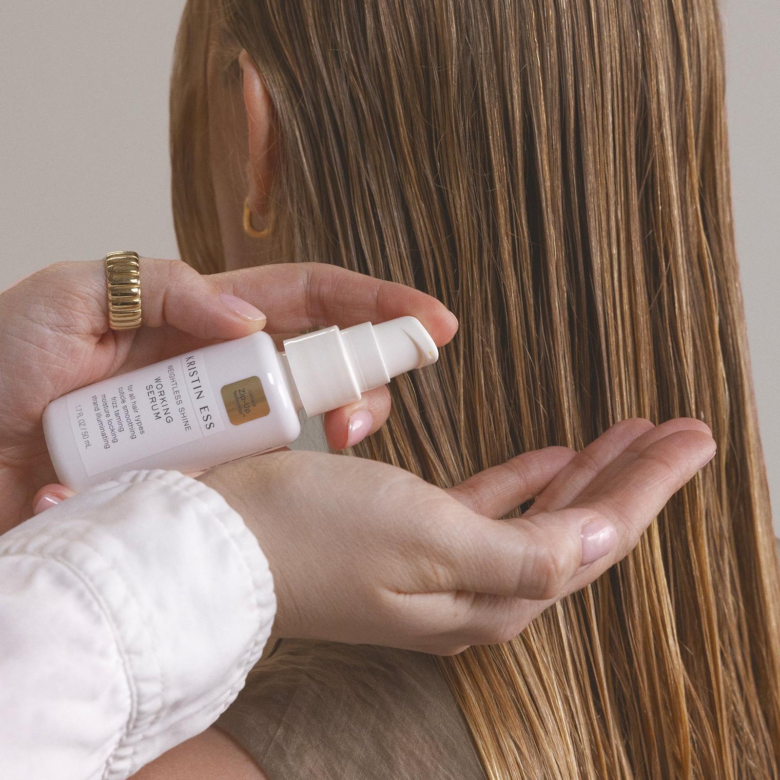 Weightless Shine Working Serum for Frizz Taming + Hair Smoothing