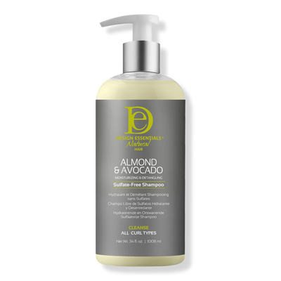 Design Essentials Almond & Avocado Moisturizing & Detangling Sulfate-Free Shampoo