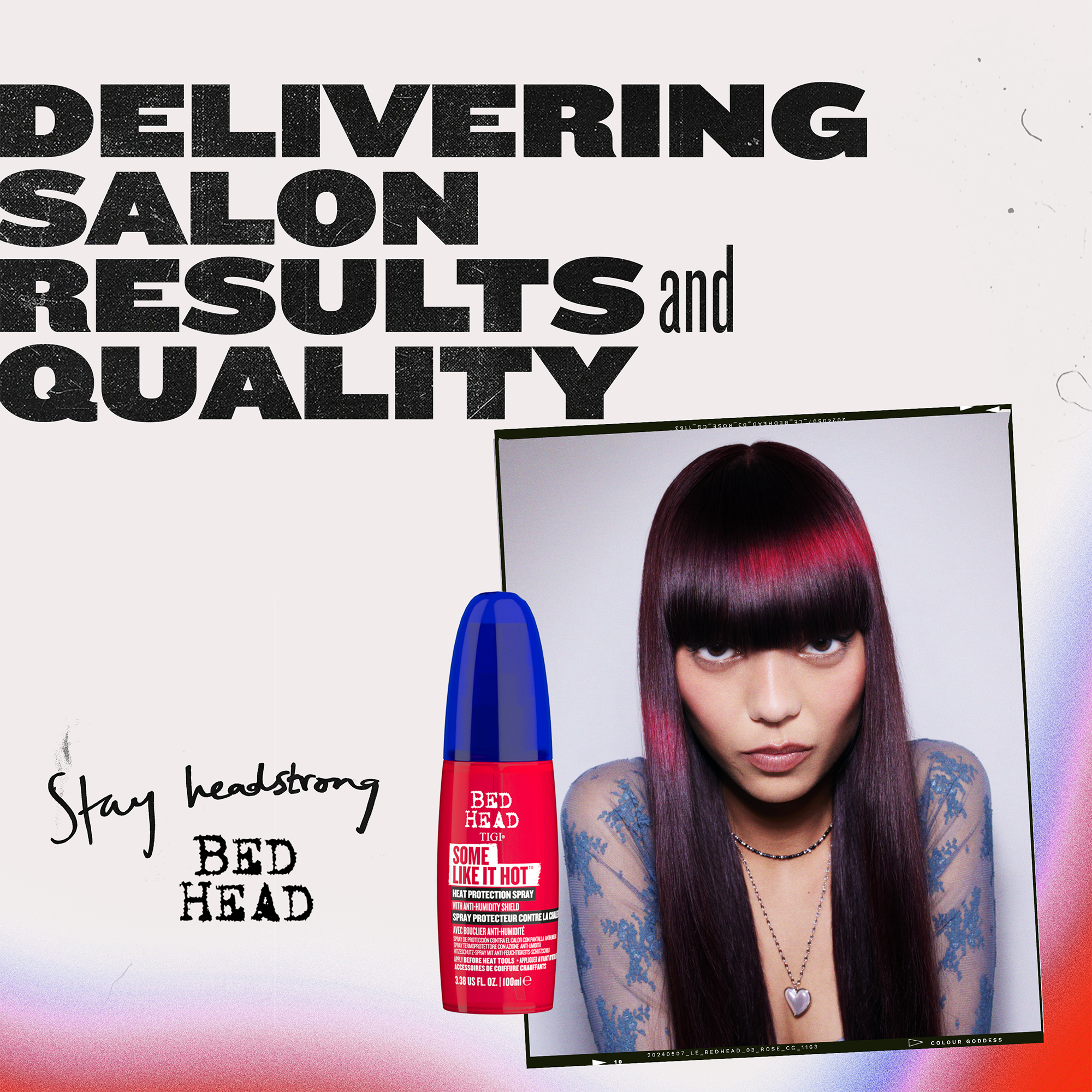 TIGI Bed Head Some Like It Hot Heat Protection Spray - Thumbnail 5