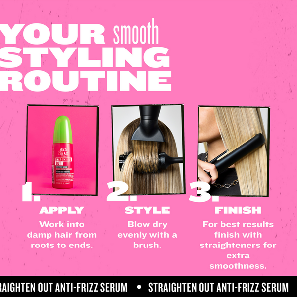 Bed Head Straighten Out Anti Frizz Serum For Smooth Shiny Hair #5