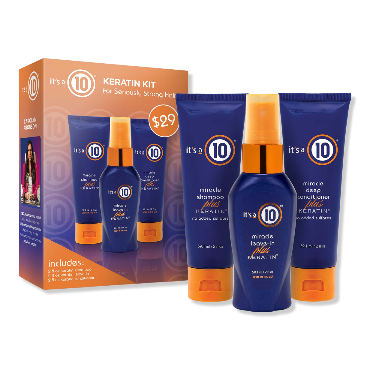 Miracle Shampoo Plus Keratin With 10 Benefits - It's A 10