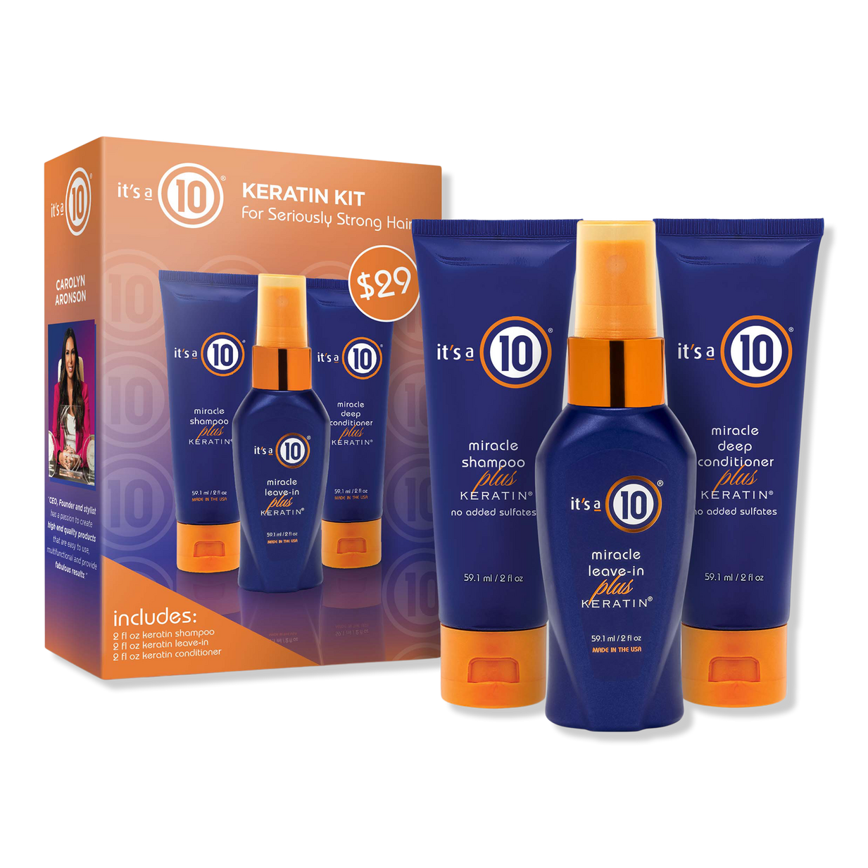 It's a 10 Haircare Miracle Leave-In Product Plus Keratin, 4 fl. oz.