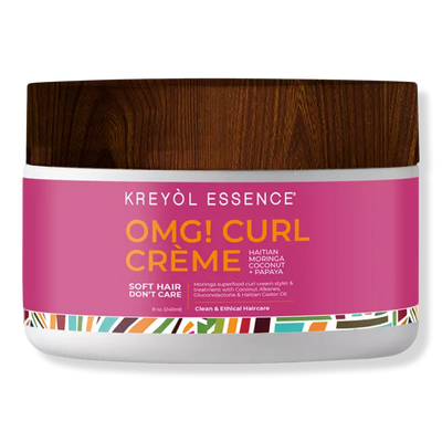 Kreyòl Essence Soft Hair, Don't Care Haitian Moringa Oil OMG Curl Crème