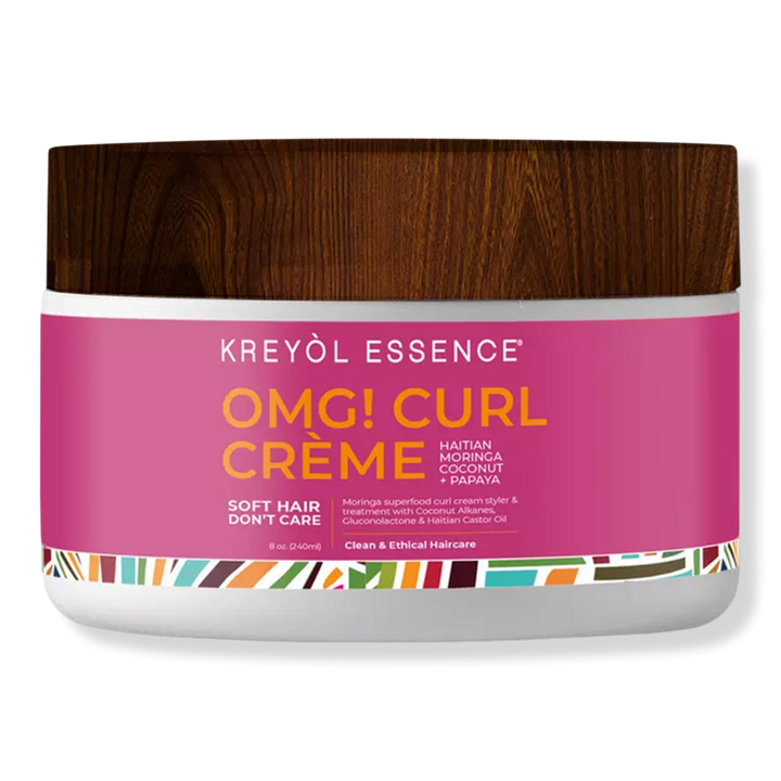 Kreyòl Essence Soft Hair, Don't Care Haitian Moringa Oil OMG Curl Crème #1