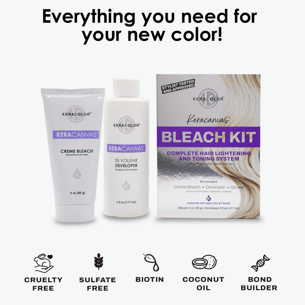 Keracanvas Complete Hair Lightening & Toning System