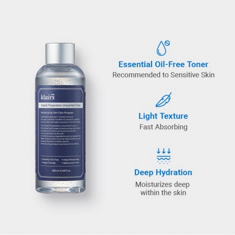 Klairs Supple Preparation Unscented Toner #3