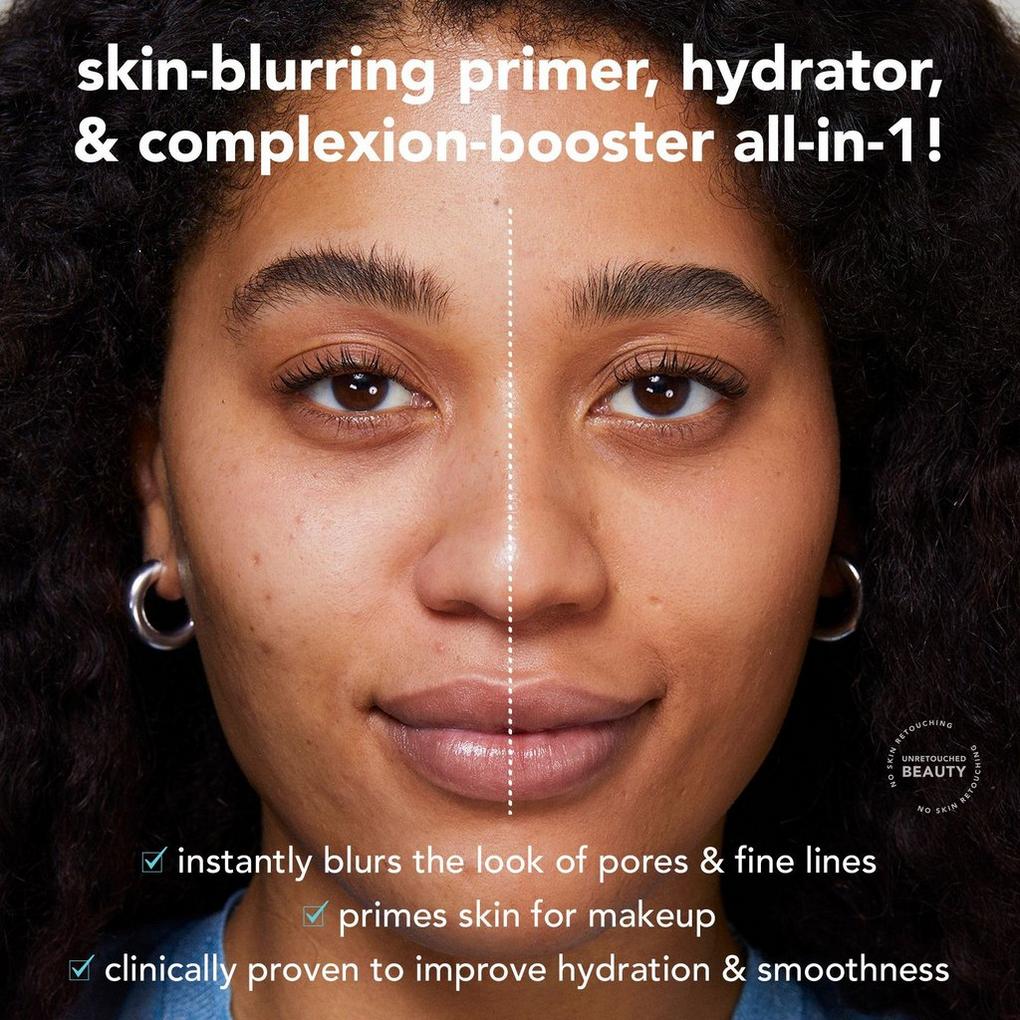 blurring & moisturizing primer (sheerly tinted)