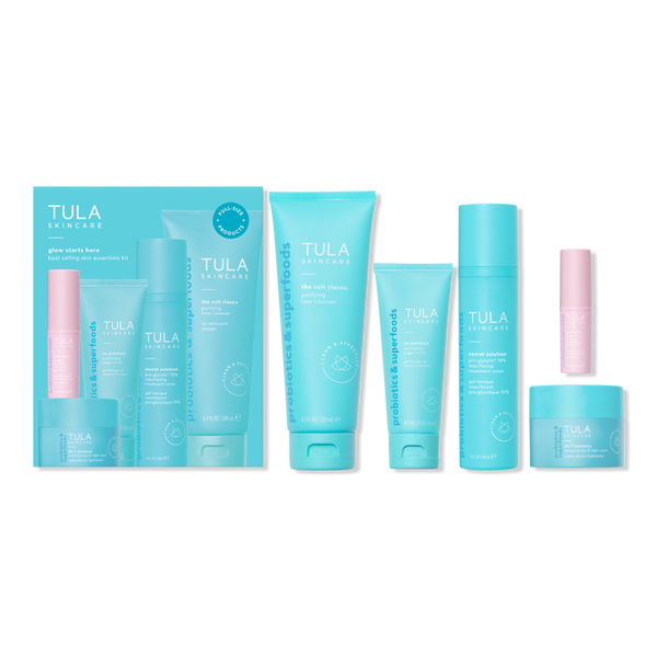 TULA Glow Starts Here Bestselling Skin Essentials Kit #1