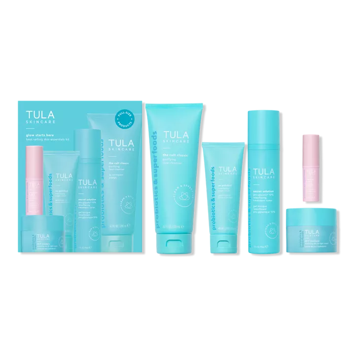 TulaGlow Starts Here Bestselling Skin Essentials Kit