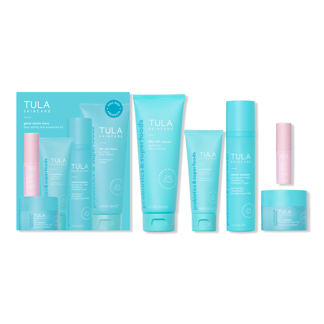 TULA Glow Starts Here Bestselling Skin Essentials Kit #1