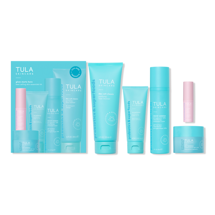 Tula Glow Starts Here Bestselling Skin Essentials Kit #1