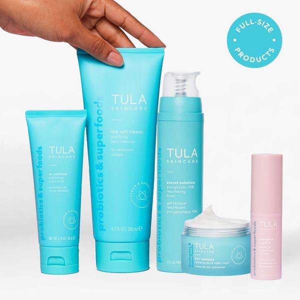 TULA Glow Starts Here Bestselling Skin Essentials Kit #6