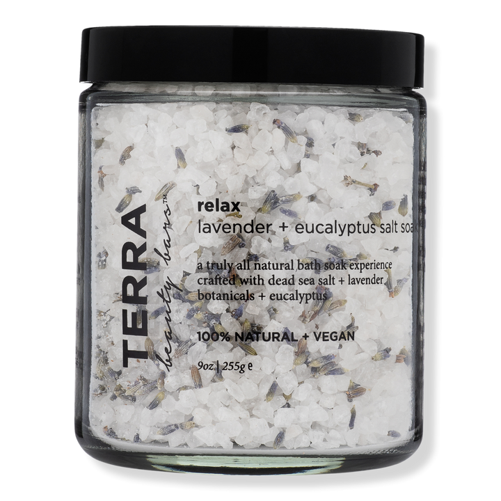 Terra Beauty Bars Relax Lavender + Eucalyptus Salt Soak #1