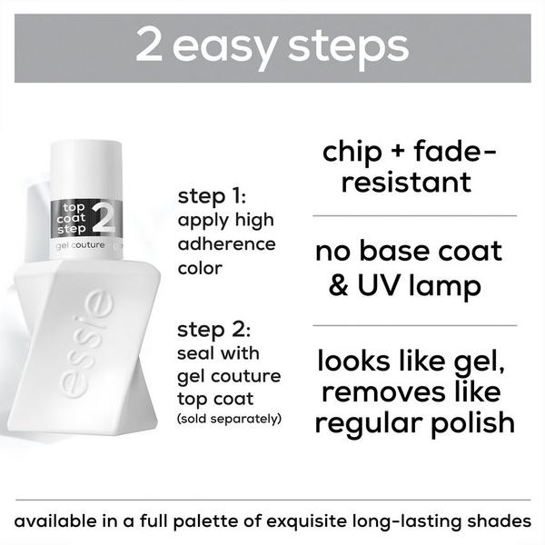 Essie Gel Couture Longwear Top Coat Duo Glossy Shine #3