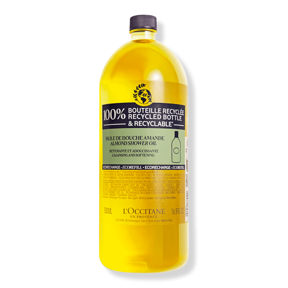 L'occitane Almond Cleansing And Softening Shower Oil - 16.9 oz (refill)