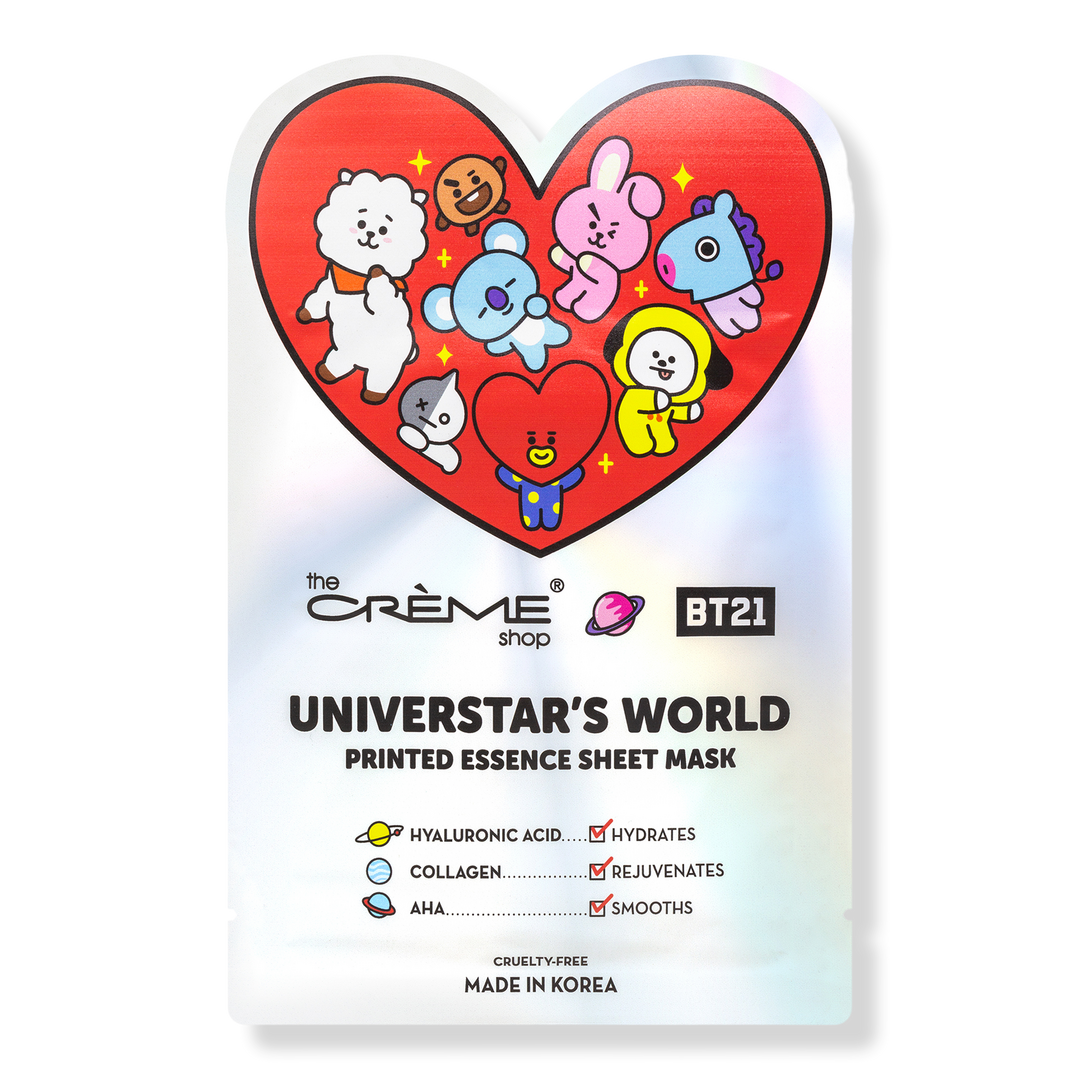 The Crème Shop BT21 Universtar's World Printed Essence Sheet Mask #1