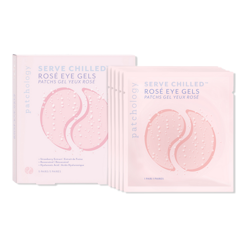 Patchology - 5 pair Serve Chilled Rosé Hydrating Eye Gels | Ulta Beauty