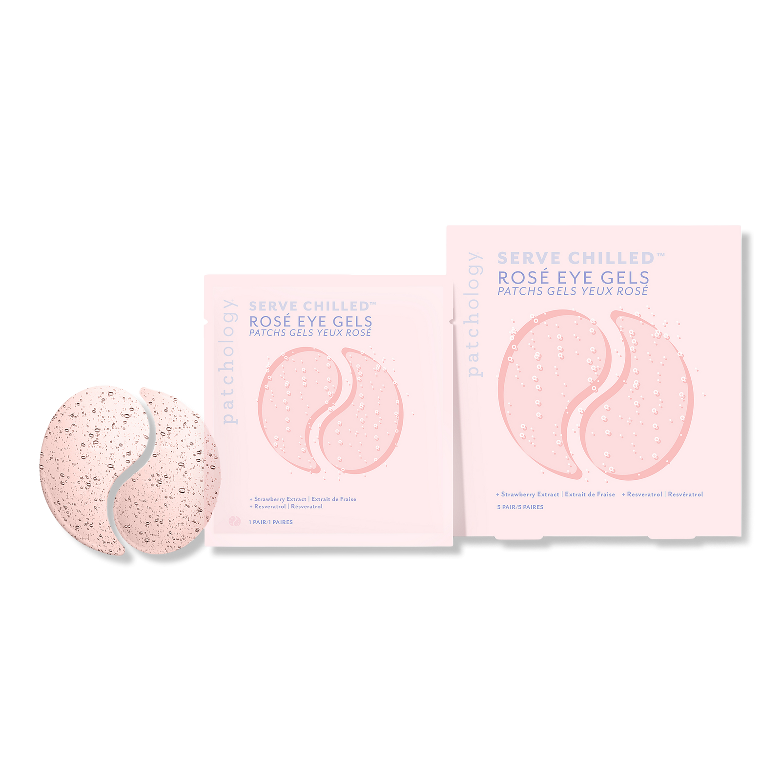 Serve Chilled Rosé Hydrating Eye Gels