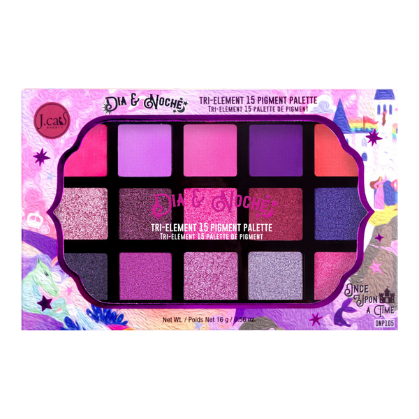 J.Cat Beauty Dia & Noche Tri-Element 15 Pigment Palette Once Upon A Time #3