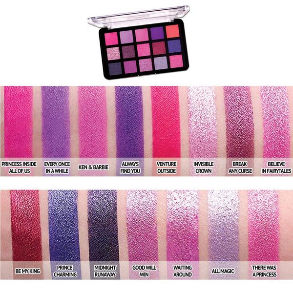 J.Cat Beauty Dia & Noche Tri-Element 15 Pigment Palette Once Upon A Time #4