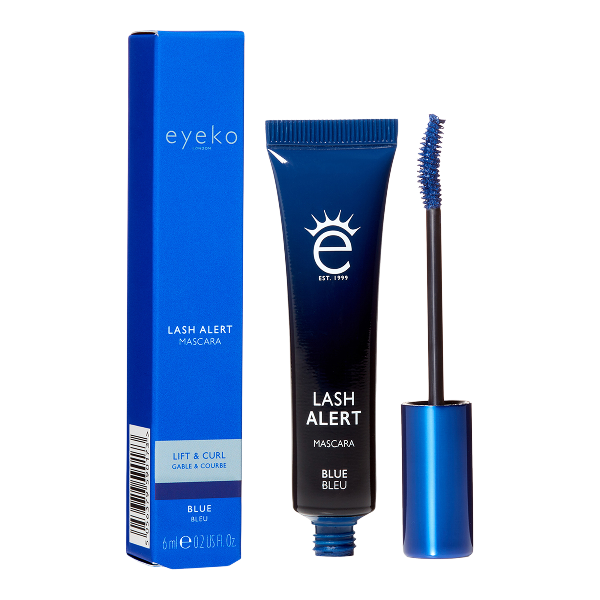 Цветная тушь для ресниц Eyeko Colored Lash Alert, цвет: Синий — фото 4
