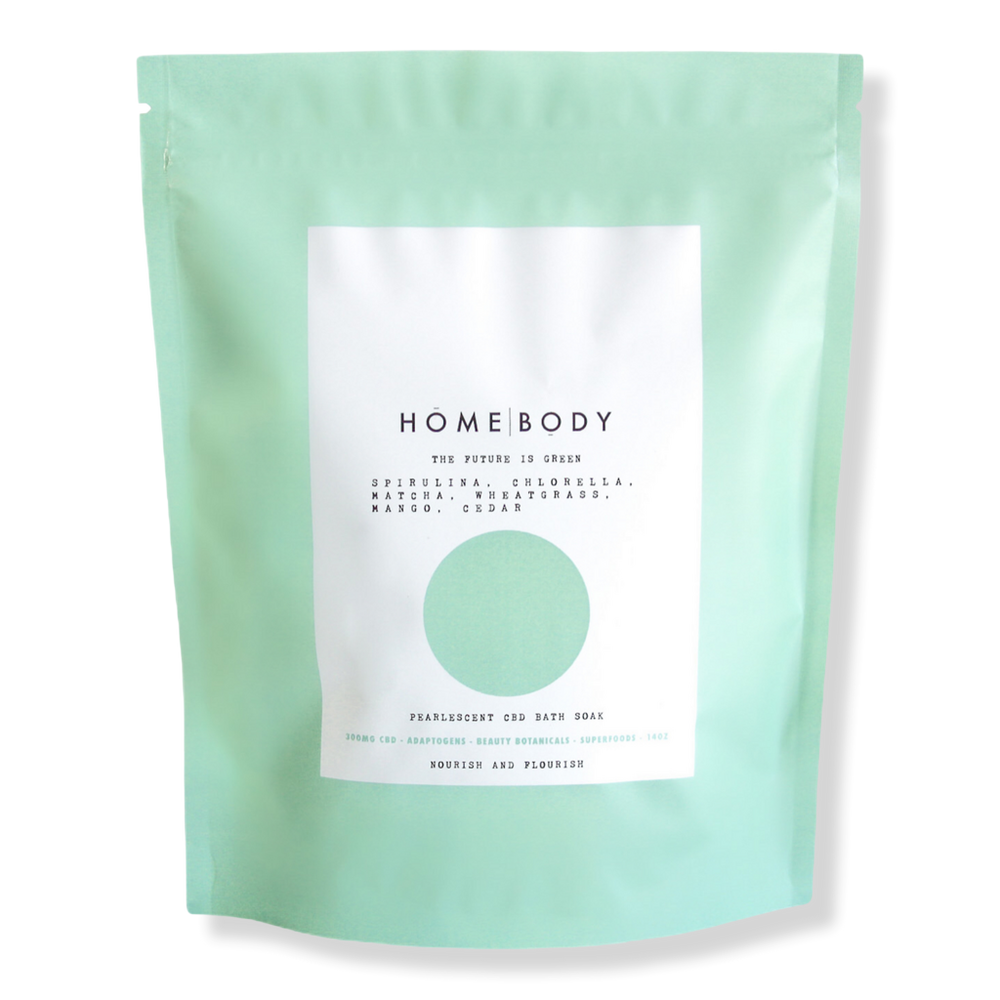 Homebody The Future Is Green Pearlescent Cbd Bath Bomb Soak - 14.0 oz