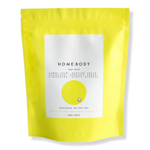Homebody Plot Twist Pearlescent CBD Bath Bomb Soak