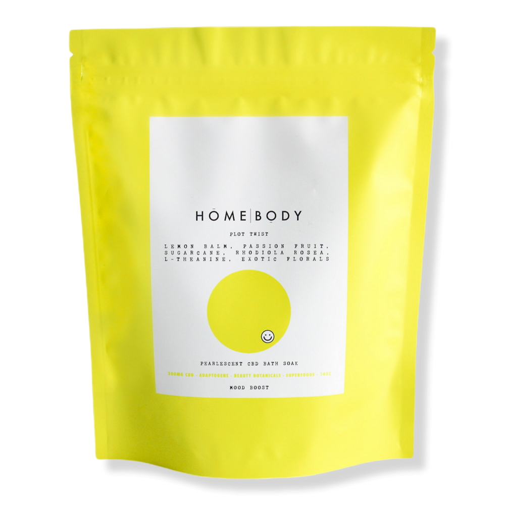 Homebody Plot Twist Pearlescent CBD Bath Bomb Soak