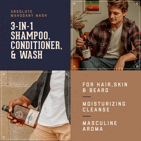 18.21 Man Made Absolute Mahogany Shampoo, Conditioner and Body Wash #2