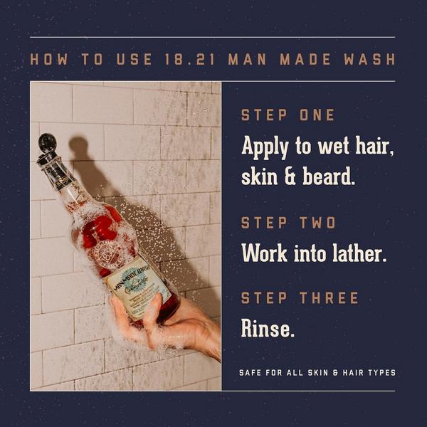 18.21 Man Made Absolute Mahogany Shampoo, Conditioner and Body Wash #4