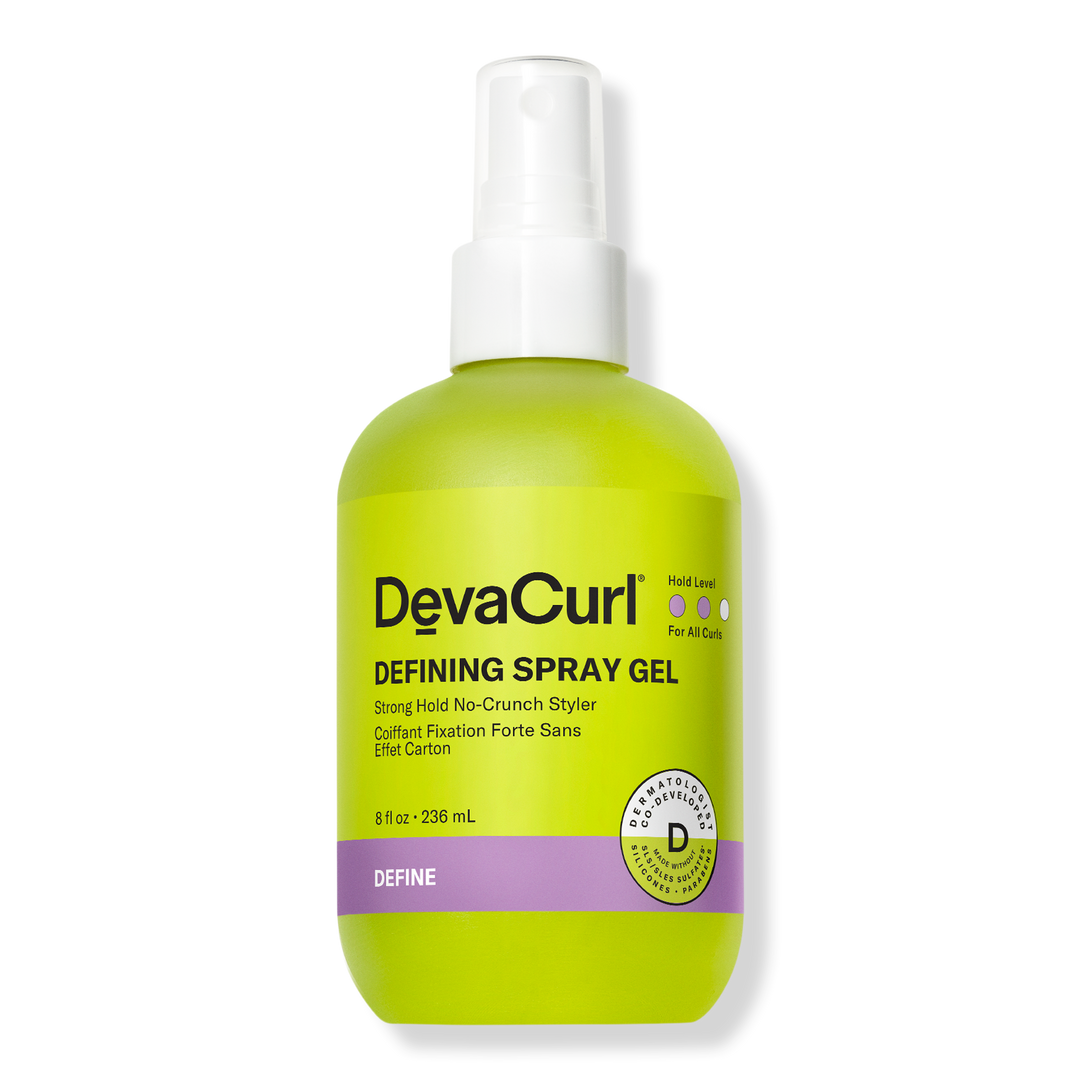 green and white spray gel bottle
