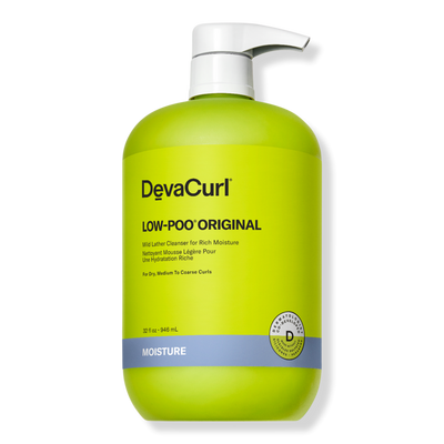 DevaCurl LOW-POO ORIGINAL Mild Lather Cleanser for Rich Moisture