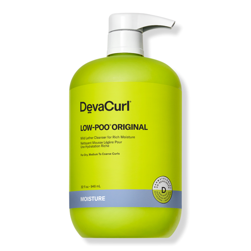 DevaCurl LOW-POO ORIGINAL Mild Lather Cleanser for Rich Moisture