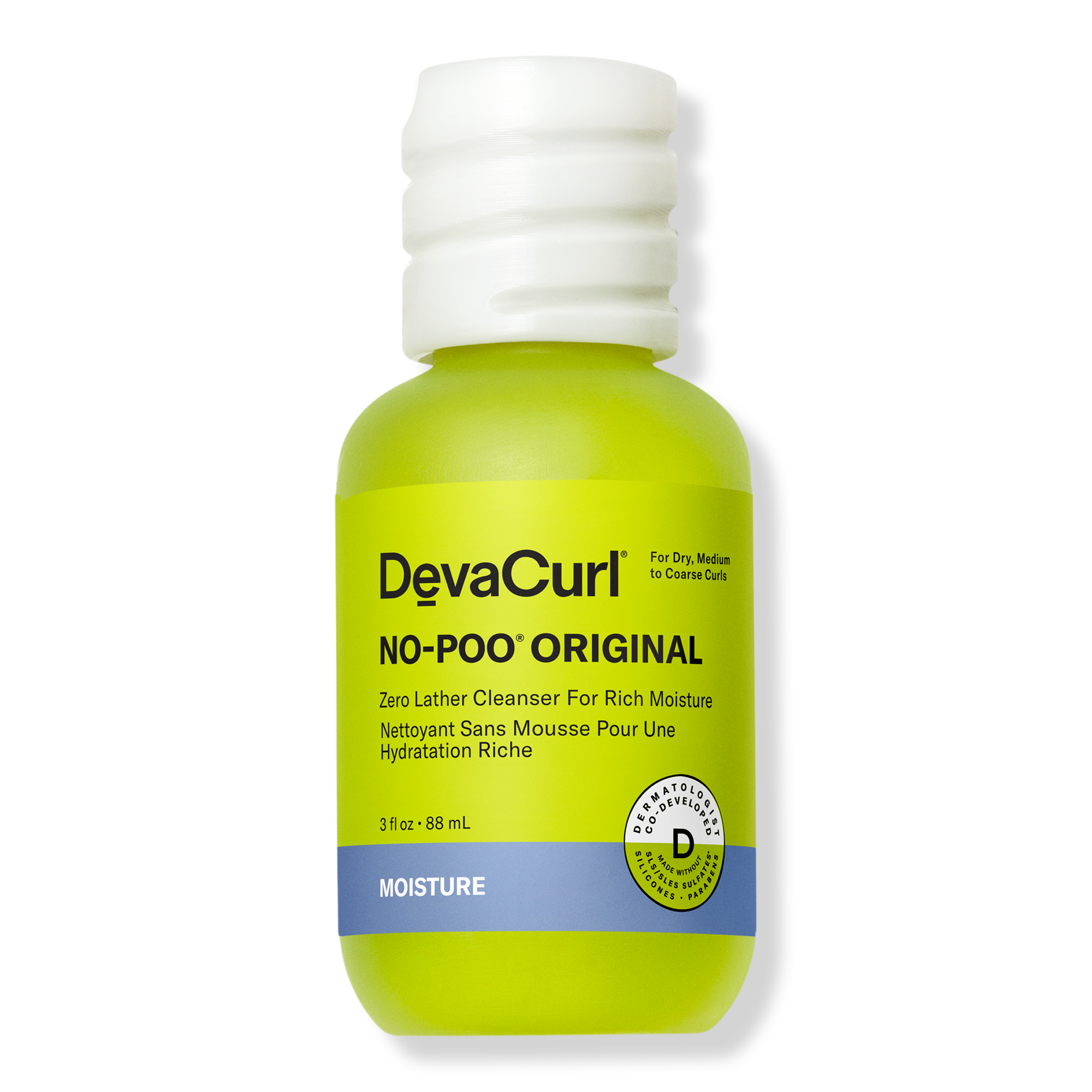 DevaCurl Travel Size NO-POO ORIGINAL Zero Lather Cleanser For Rich Moisture #1