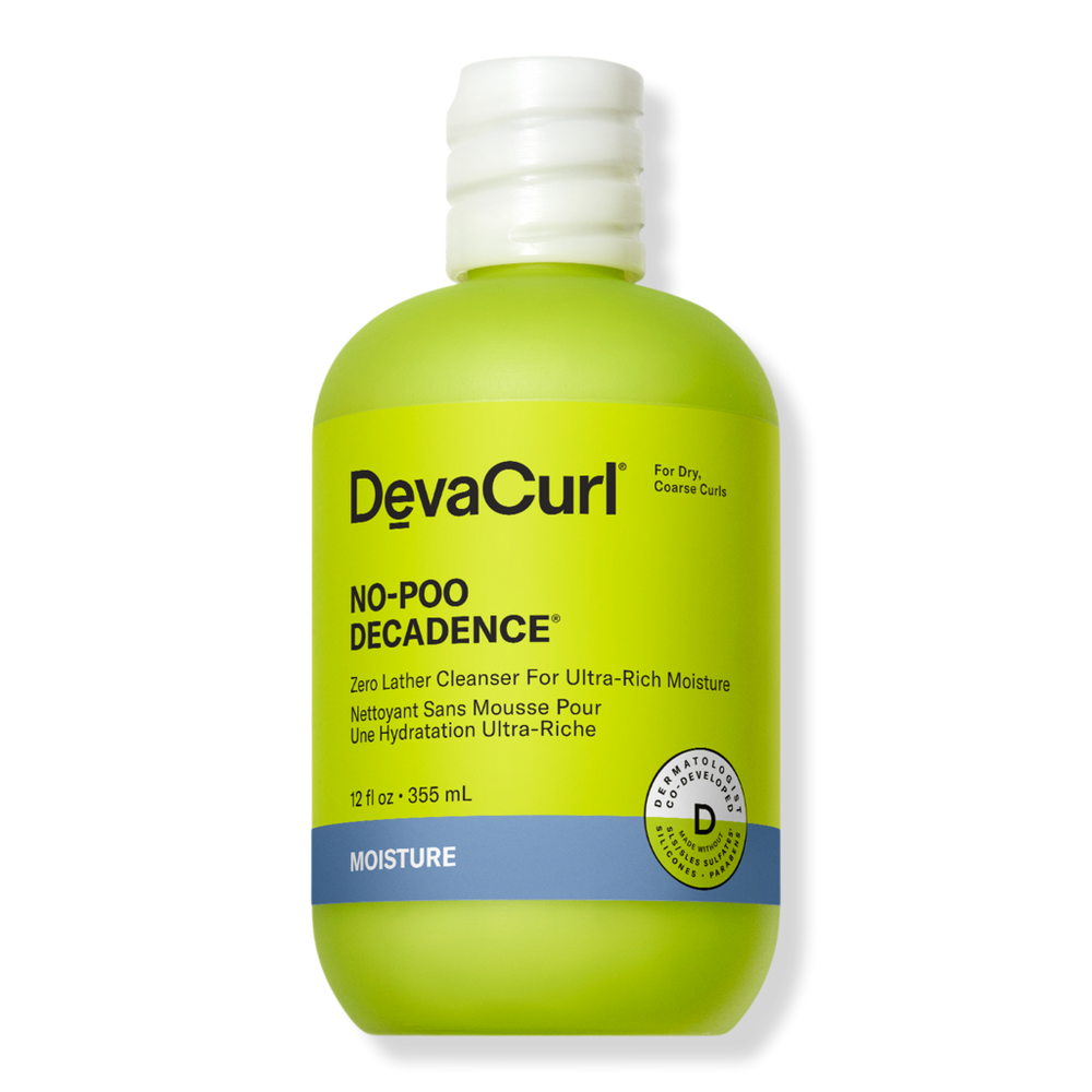 Devacurl No-poo Decadence Zero Lather Cleanser For Ultra-rich Moisture - 12.0 oz