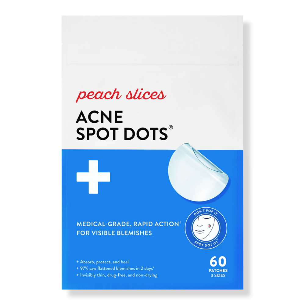 Peach Slices Acne Spot Dots - 60 Ct
