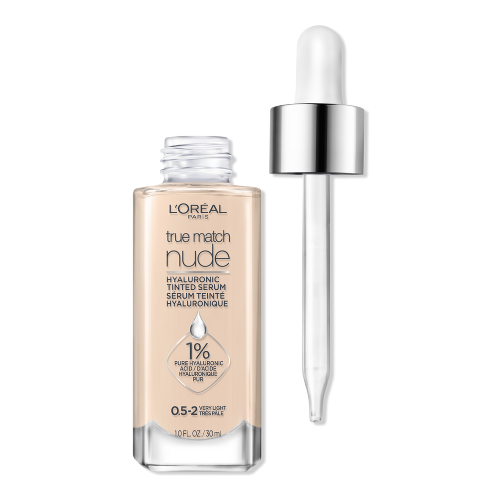 L'oreal True Match Nude Hyaluronic Tinted Serum - 0.5-2 Very Light In White