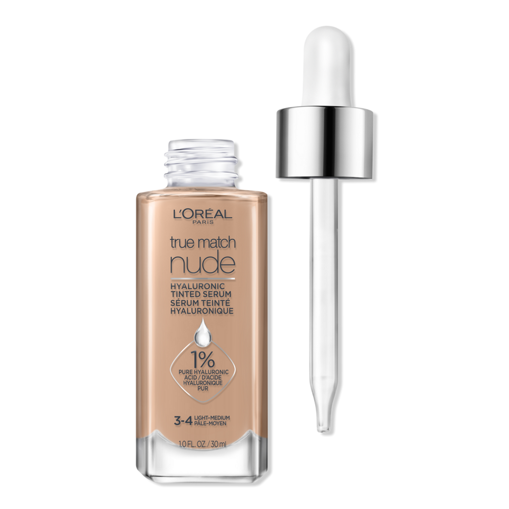 L'oreal True Match Nude Hyaluronic Tinted Serum - 3-4 Light-medium