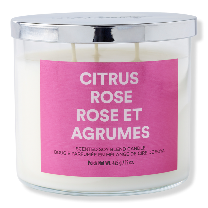 ULTA Beauty Collection Citrus Rose Scented Soy Blend Candle #1