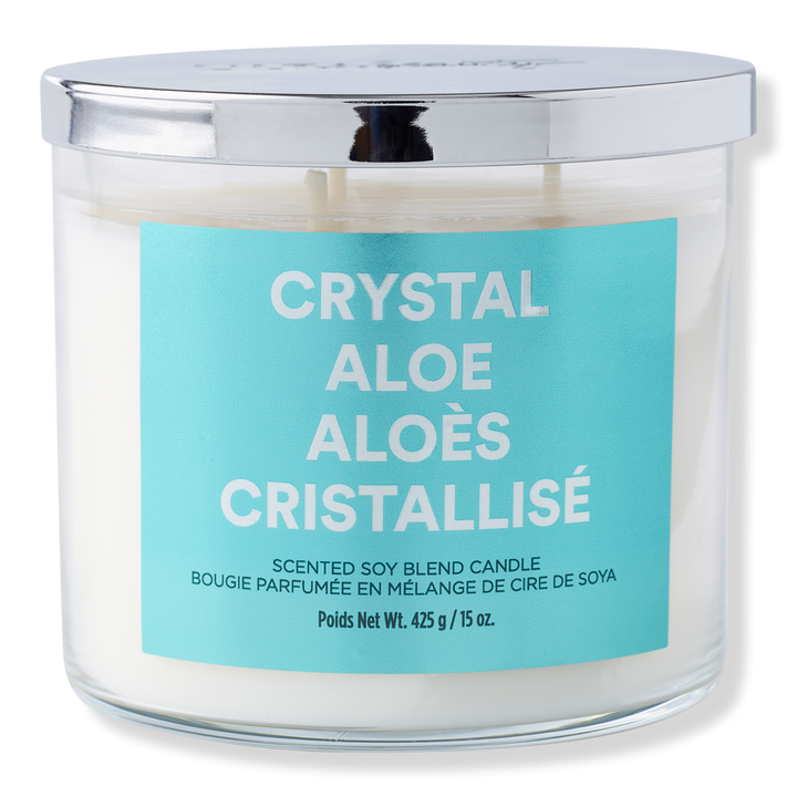 ULTA Crystal Aloe Scented Soy Blend Candle #1