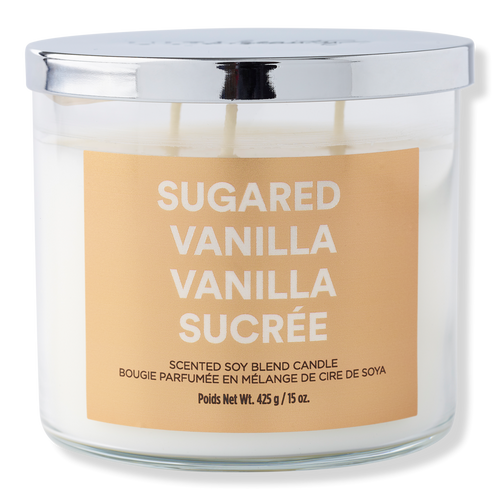 Sugared Vanilla Scented Soy Blend Candle ULTA Beauty Collection