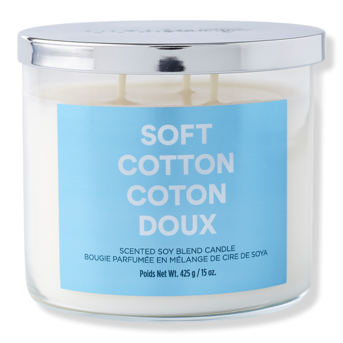 Soft Cotton Scented Soy Blend Candle ULTA Beauty Collection Ulta Beauty