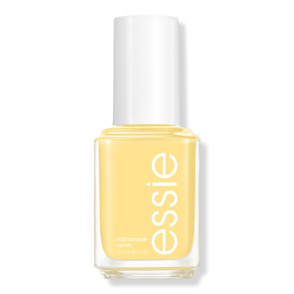 yellow nail polish bottle