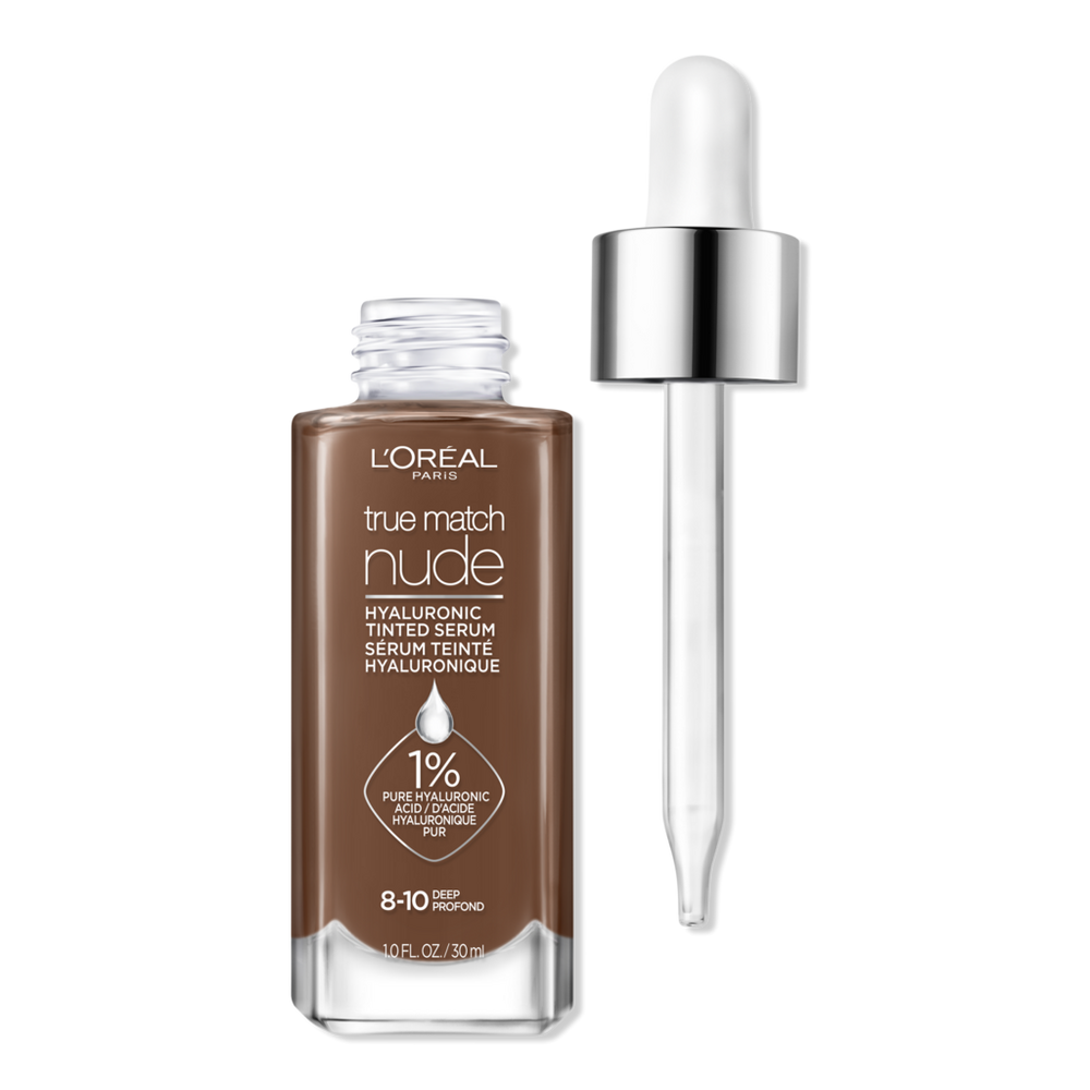 L'oreal True Match Nude Hyaluronic Tinted Serum - 8-10 Deep