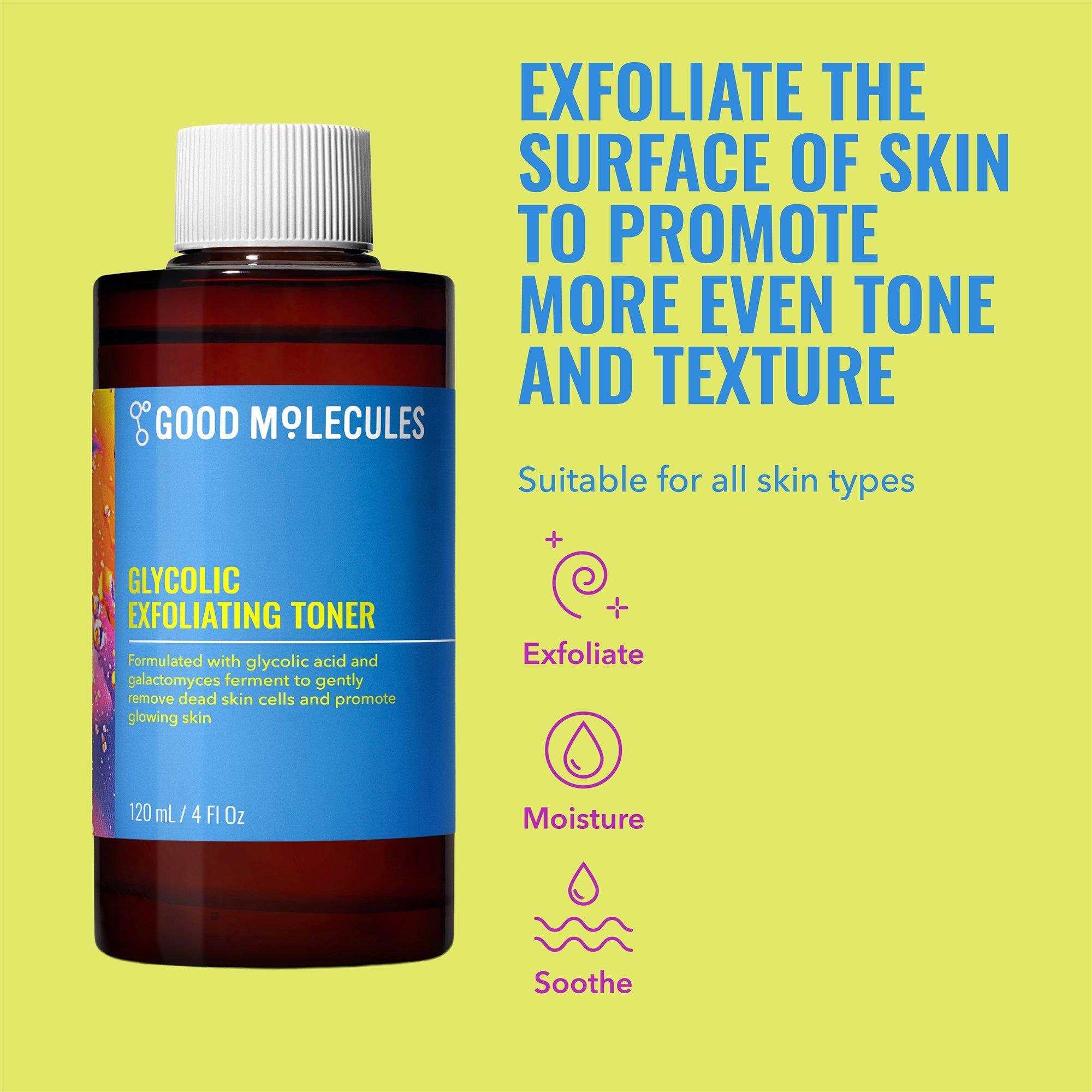 Отшелушивающий тонер для лица Good Molecules с гликолевой кислотой — фото 2