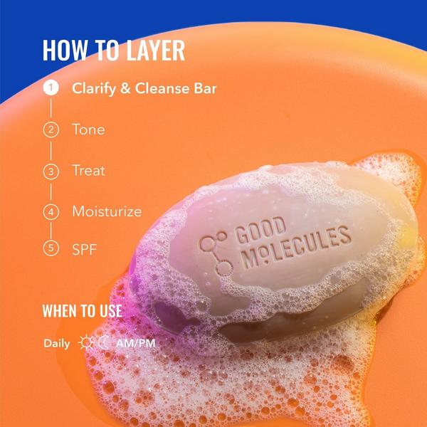 Good Molecules Clarify & Cleanse Bar #5