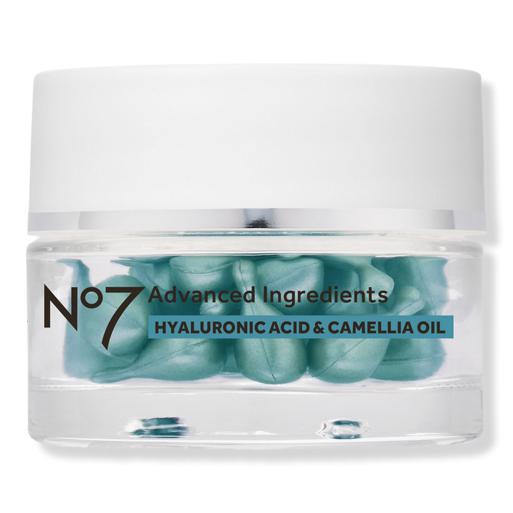 No7 Advanced Ingredients Hyaluronic Acid & Camellia Oil Facial Capsules #1