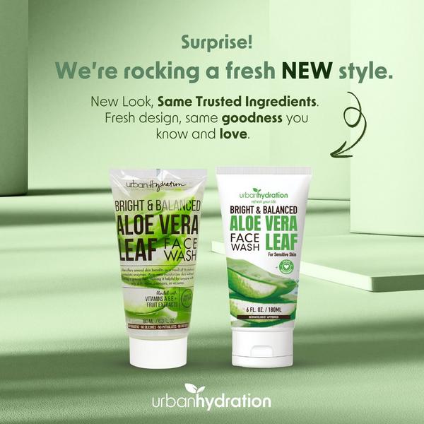 Urban Hydration Bright & Balanced Aloe Vera Leaf Face Wash #6
