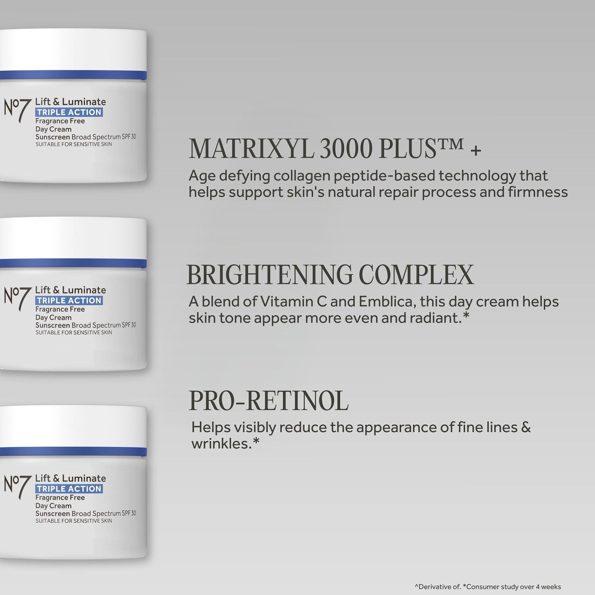 Дневной крем без отдушки SPF 30 No7 Lift & Luminate Triple Action — фото 4